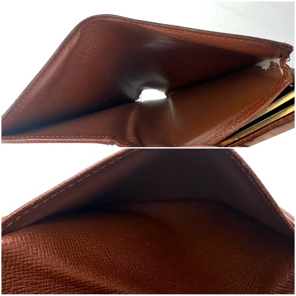 ❌SOLD❌Louis Vuitton Monogram Portefeuille Viennois kiss lock French Purse Wallet - Picture 9 of 12